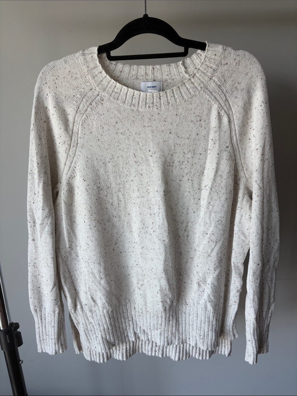 Old Navy Speckled Crewneck Sweater - Cream